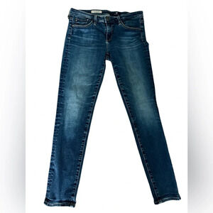 Ladies AG The Stevie Ankle, Mid-Rise Slim Straight Jean, Size 27